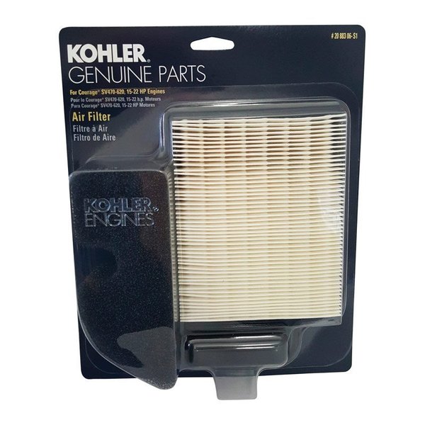 Tecumseh Kohler Small Engine Air Filter For Courage Single SV470-620 20 883 06-S1